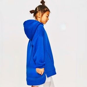 Crazy 8 royal blue oversized sweatshirt